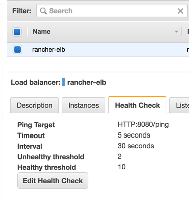 ELB Healthcheck for Rancher Server