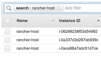 Rancher Host in AWS